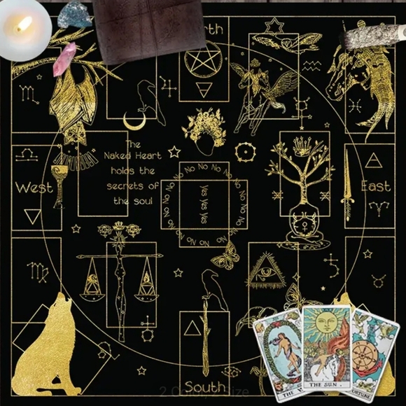 Tarot Constellations Horoscope Alter Cloth - Picture 2 of 2